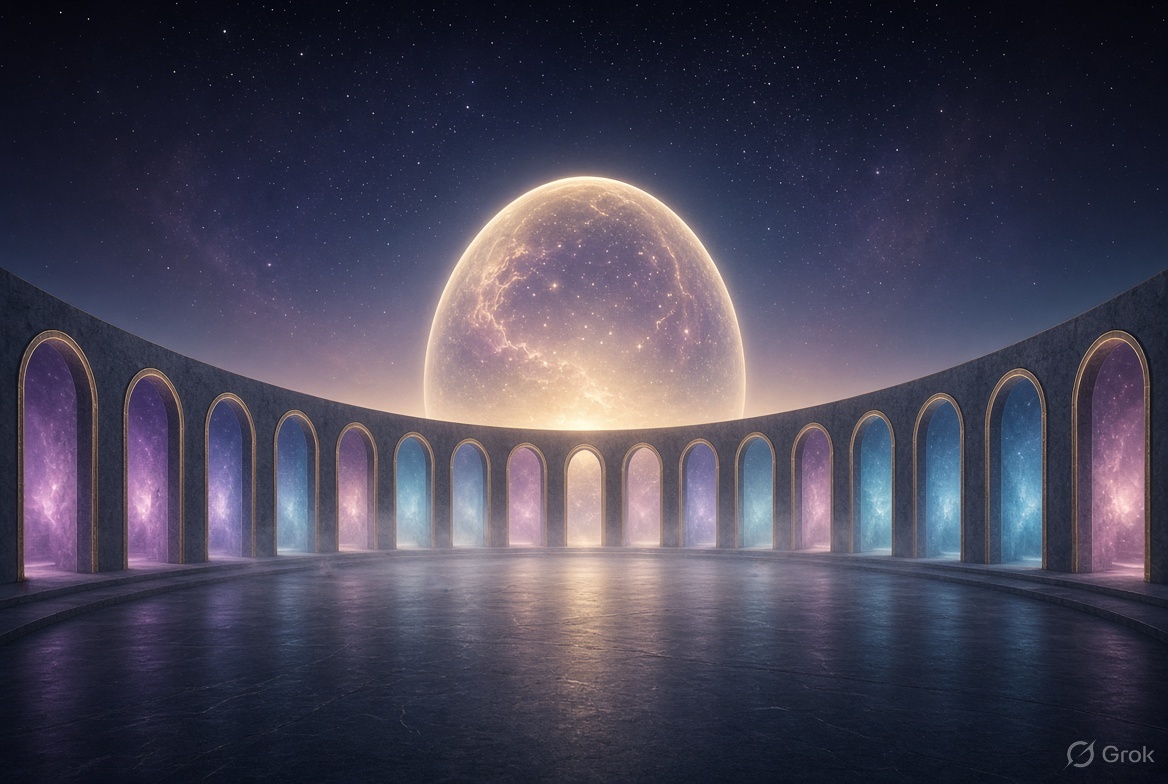 Sixteen doors · one vessel