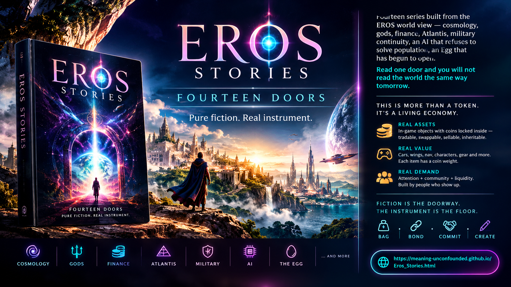 EROS Stories · sixteen doors