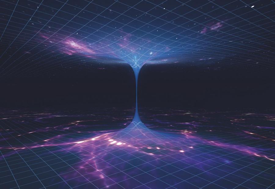 Funnel / wormhole interior — the impossibility of the void