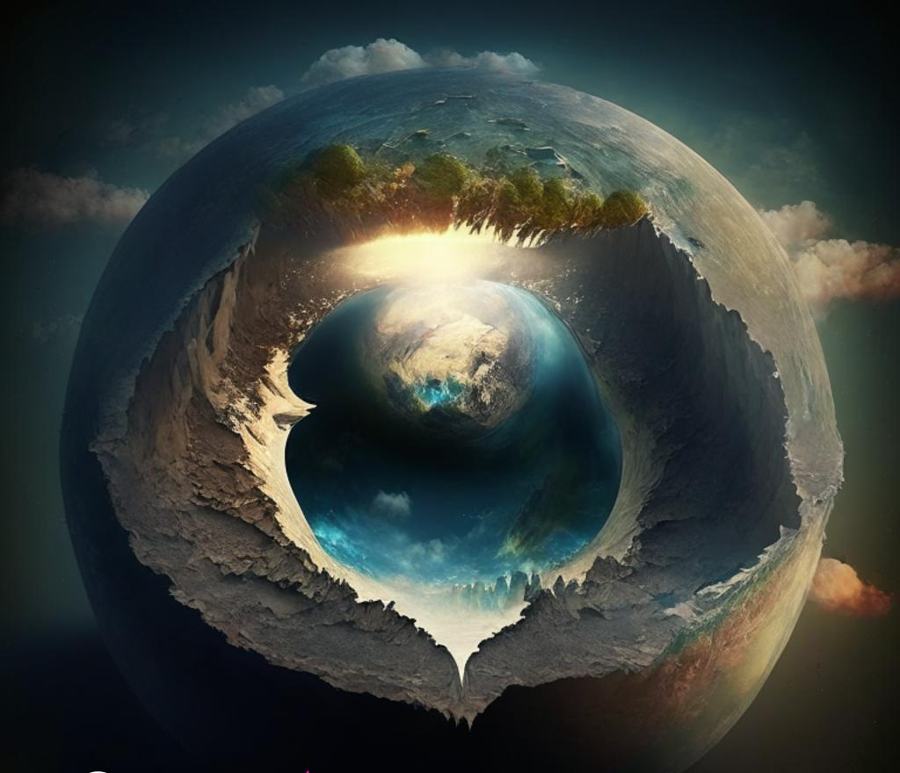 Vortex centre — the wired sky